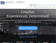 Tablet Screenshot of dunlapfiore.com